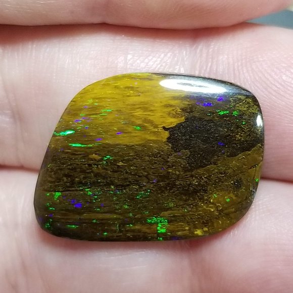 Stellar Australian Koroit Opal * 25.41 x 19.06 x 4.61mm * flashy boulder opal - Picture 15 of 17